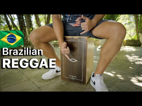 Brazilian REGGAE Beat On Cajon! 🥁🇧🇷  @DaSilvaReggae ​