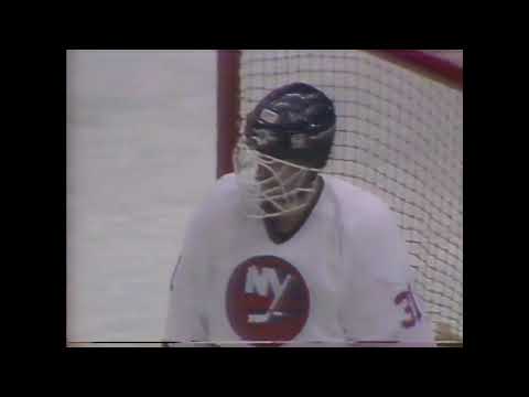 Billy Smith vs. Bob Carpenter Penalty Shot Gm  4 1985 Patrick Semis Caps at Islanders USA Network