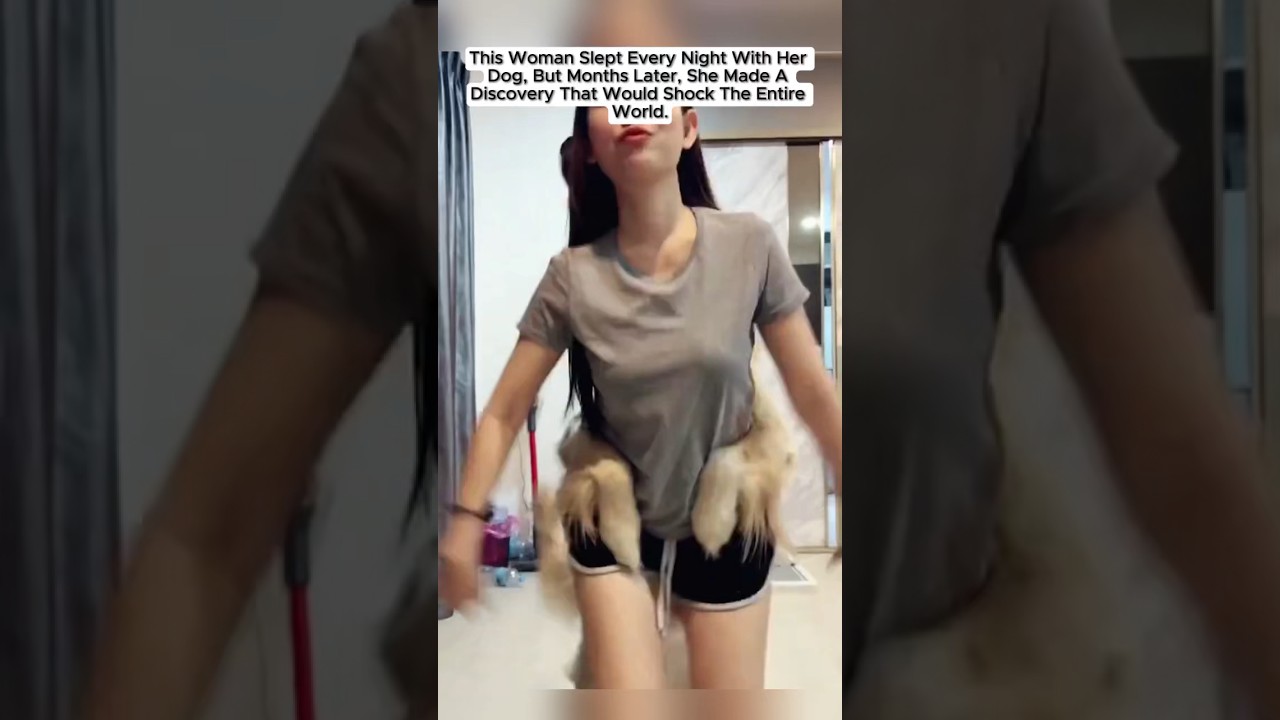 This woman slept every night with her dog, but months later, she made a discovery that #fyp #foryou