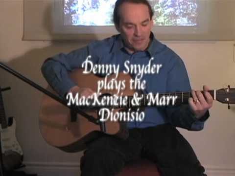 Denny Snyder Plays a MacKenzie & Marr Dionisio Cedar Top Acoustic