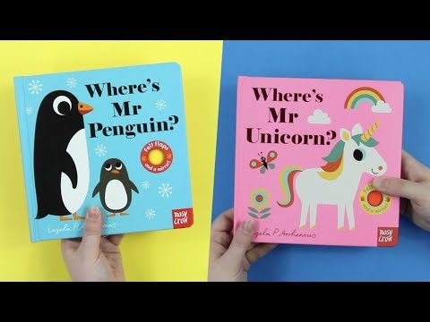 Board Books for Babies and Toddlers: Felt Flaps: Where's Mr Penguin? and Where's Mr Unicorn?