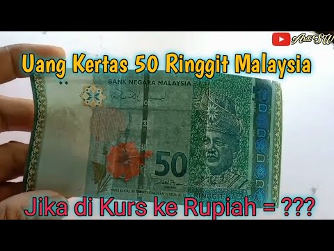 This is what it would look like if the 50 Malaysian Ringgit banknote were converted into Rupiah.