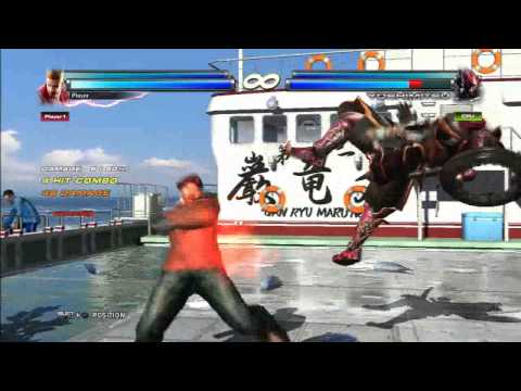 Tekken Tag Tournament 2 - Paul Combo Primer - Part II (Counter Hit, No Walls)