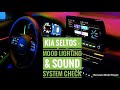 KIA SELTOS Mood Lighting Sound System Check On High Low Beat Songs