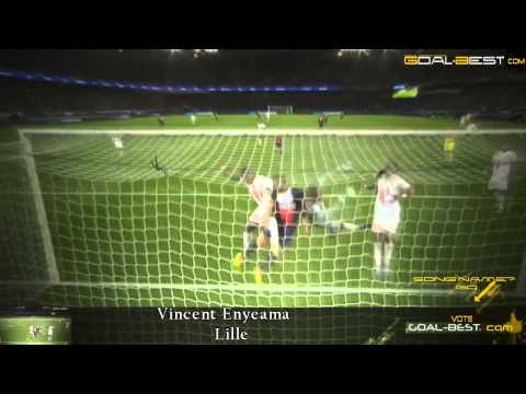 Big Save ! Goal Keeper Vincent Enyeama Lille VS PSG 2014 liga 1