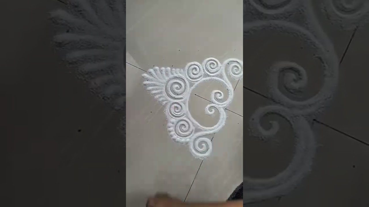 Traditional Sanskar Bharti Rangoli Design