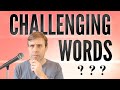 Difficult Words to Pronounce in English