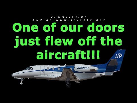 [REAL ATC] "Our door FLEW OFF the aircraft!!!" @SFO Video