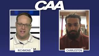 CofC's Grant Riller Interview | CAA Men's Basketball Media Day