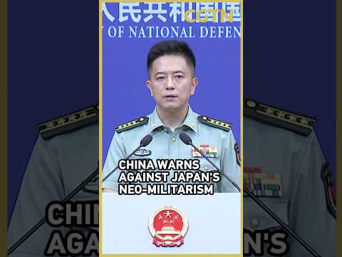China warns against Japan's neo-militarism and record-high defense budget
