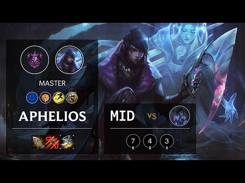 Aphelios Mid vs Sylas - EUW Master Patch 10.9