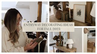 DECORATING FOR FALL 2023 | ENTRYWAY DECORATING IDEAS