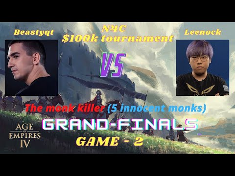 N4C Tournament Finals $100k - AOE 4 - Beastyqt vs Leenock | Game - 2