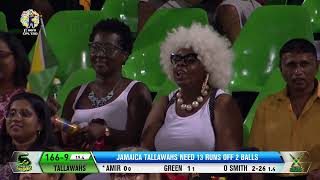 Final over MADNESS as Warriors take 3 WICKETS in 3 BALLS | CPL 2022