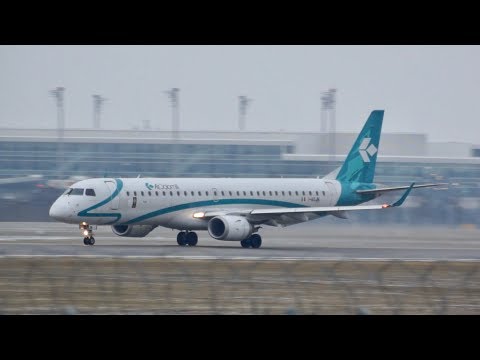 Air Dolomiti Embraer 195LR I-ADJN Flight EN8270 MUC-MXP departure at Munich Airport
