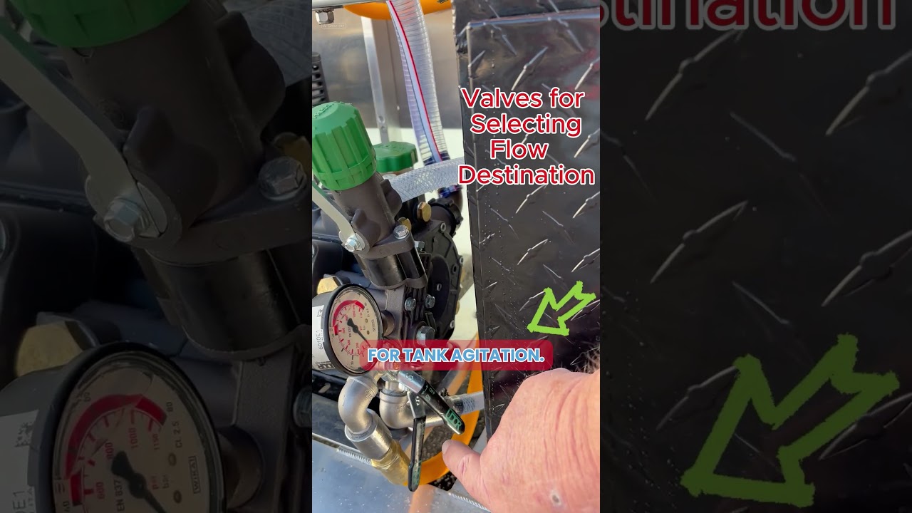 Batch Sprayer 6 gpm Gas Diaphram pump, 100 gallon tank, Reel with 200ft 1/2in spraying hose