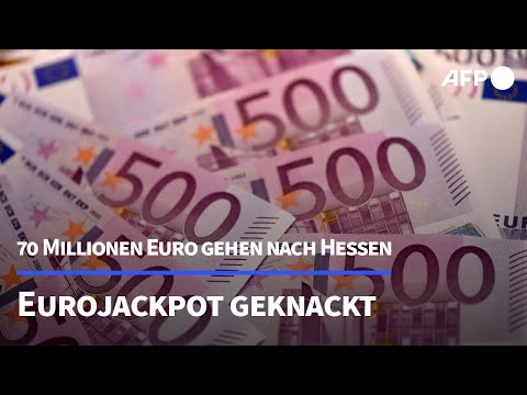 Eurojackpot geknackt: 70 Millionen Euro gehen nach Hessen | AFP