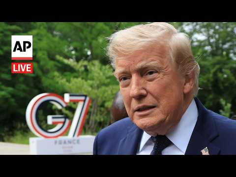 LIVE: Trump speaks at the end of the G7 summit in France