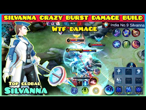 WTF DAMAGE!! SILVANNA CRAZY BURST DAMAGE BUILD 2022 | Silvanna Best Build 2022 | Boo Daynimo ~ MLBB