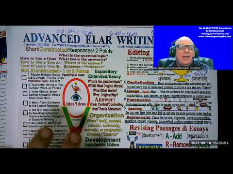 Sixth Grade ELAR & Writing Sample New Item Passages, Questions, and Answers  (All New Item Types)