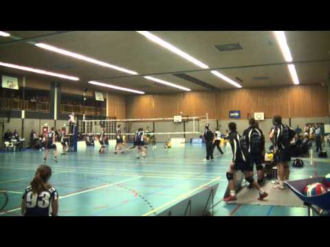 Zaanstad vs Landstede Volleybal 18 februari 2012