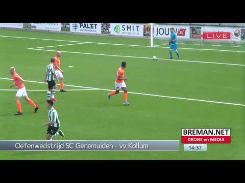 01-08-2020 Oefenwedstrijd SC Genemuiden - v.v. Kollum