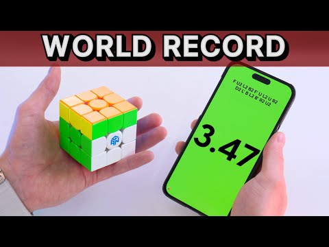 So lösen Sie einen Zauberwürfel in 3 Sekunden | Den Weltrekord schlagen