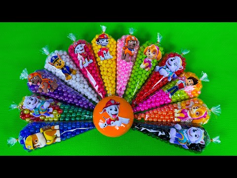 Paw Patrol: Looking For Sparkling Pearls With Bags: Ryder, Chase, Marshall,...Satisfying ASMR Video