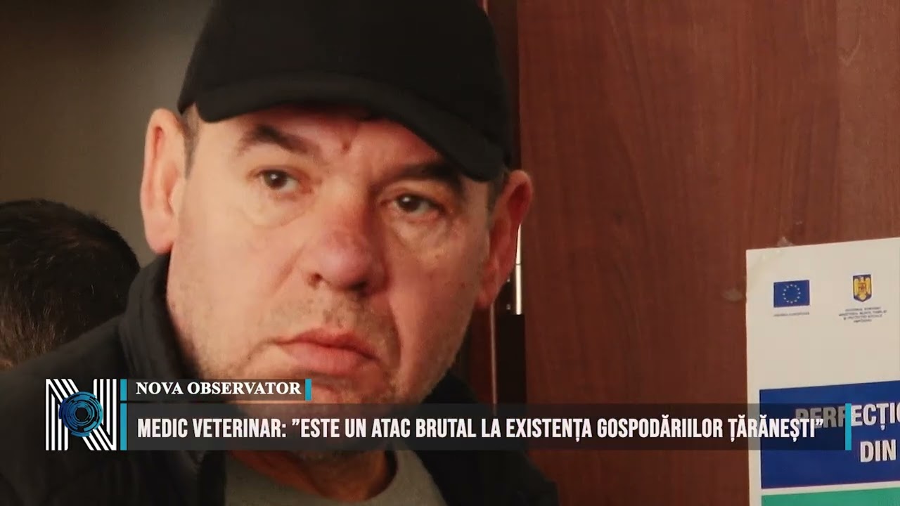 MEDIC VETERINAR: ”ESTE UN ATAC BRUTAL LA EXISTENȚA GOSPODĂRIILOR ȚĂRĂNEȘTI”