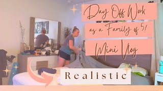 REALISTIC DAY OFF WORK AS A FAMILY OF 5! WORKING MOM DAY OFF WORK ROUTINE | Pieces of Jayde