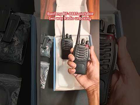Baofeng BF-888S portable two way Radio unboxing #baofeng #bf888s #twowayradio #BF888S #walkytalky