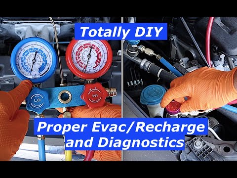 DIY Tutorial - Proper R134a A/C charge & Diagnostics