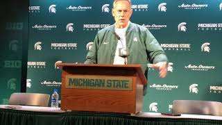Mark Dantonio on Brian Lewerke’s spring game performance
