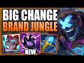 RIOT JUST MADE MASSIVE CHANGES & THEY GREATLY BENEFIT BRAND JUNGLE! Gameplay Guide League of Legends