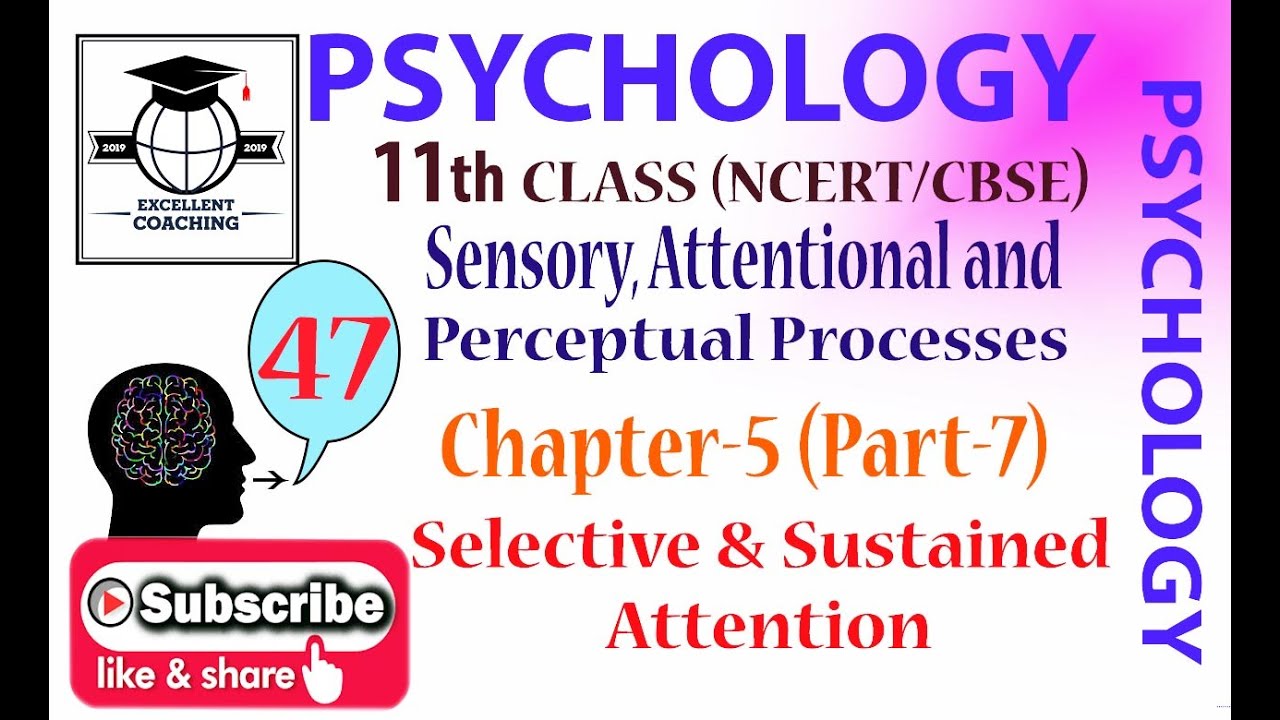 #Psychology||#11th||#Human Development||#Selective & Sustained Attention||#Chap 5||#Part 7