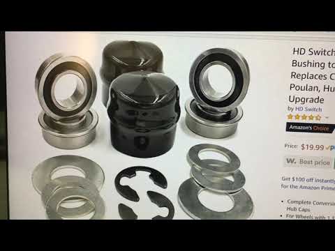 Garden Tractor Wheel Ball Bearing Upgrade