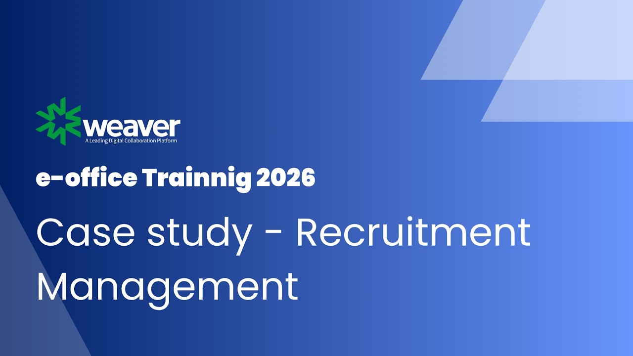 42 e-office 11.0 - App Studio - Case Study Recruitment Management