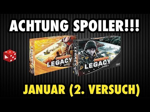 ACHTUNG SPOILER!!!:  Pandemic Legacy Season 2 - Januar (2. Versuch) mit Stephan & Benjamin
