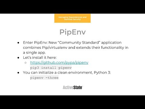 Installing & Using Pipenv Demo