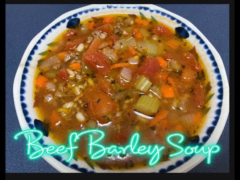 HOW TO MAKE BEEF BARLEY SOUP /SHER SHARES