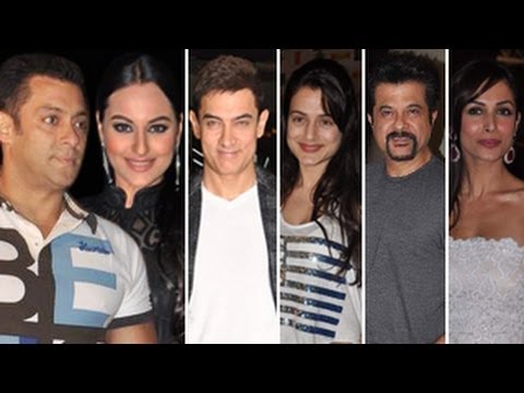 DABANGG 2 Grand Premiere - Salman Khan, Sonakshi Sinha & Aamir khan