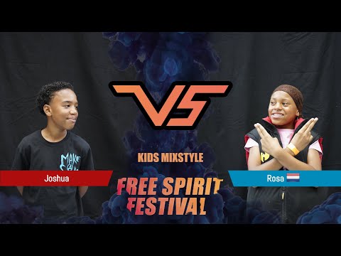 Free Spirit Festival 2019 ► Joshua vs. Rosa ◄ Kids Mixstyle Final
