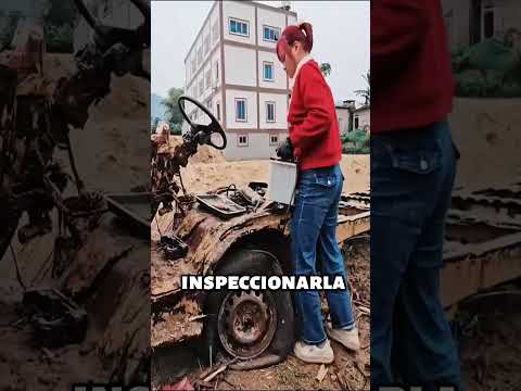 Del óxido a la renovación: ¡La transformación de un camión!#restaurar #creatividad #reparación