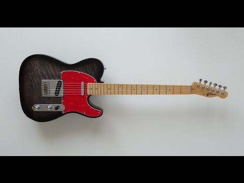 GT Custom Tele CB Standard (See Through Black) - Handmade Guitar by GuitarTeamNL