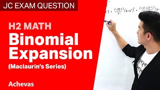 Download Lagu Binomial Expansion (Maclaurin's Series) | HCI 2020 Exam Question | JC H2 Math #h2math #puremath Thumbnail