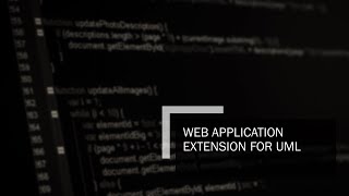 Web Application Extension for UML