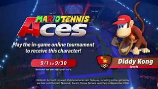 Mario Tennis Aces - How To Unlock Diddy Kong!