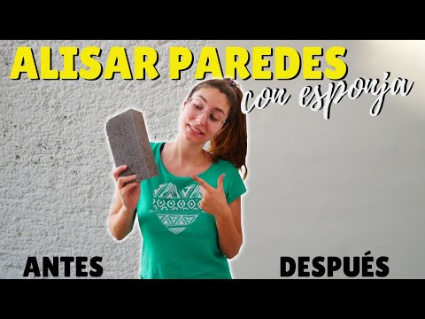 ALISAR o ENLUCIR PAREDES (Con una esponja 👌)  / TRUCO PERFECTO y PASOS PREVIOS 💪