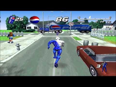 Pepsiman PS1 Gameplay HD