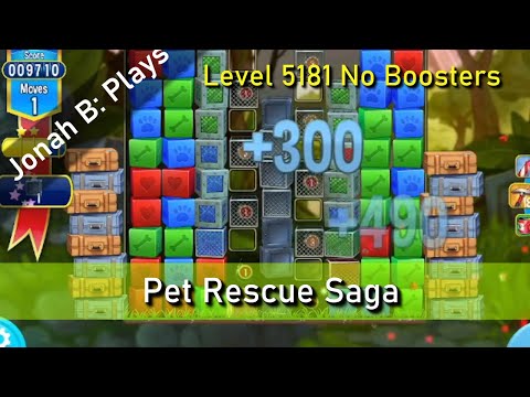 Pet Rescue Saga Level 5181 No Boosters